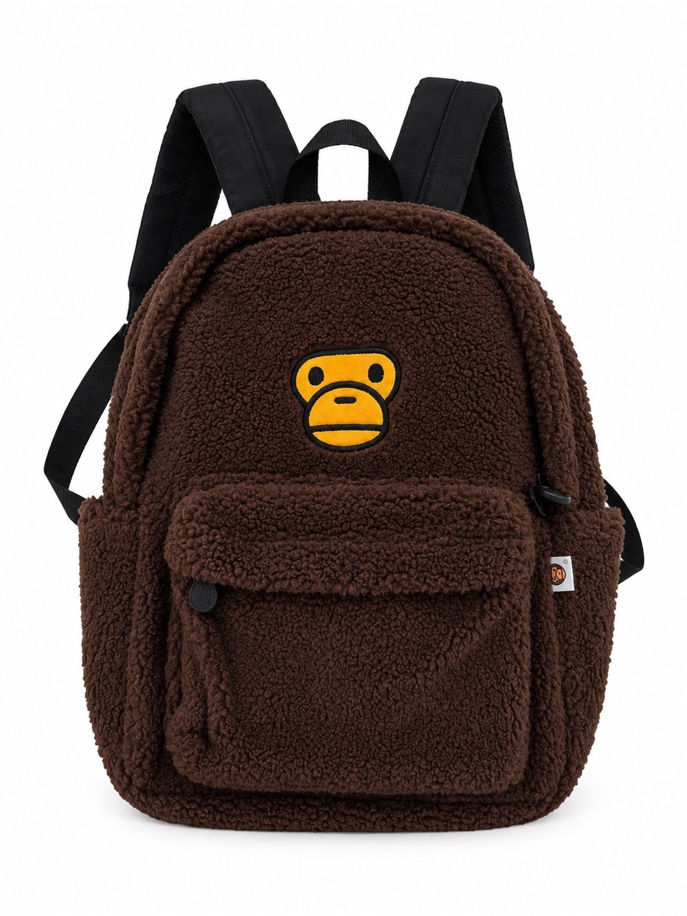 BAPE Baby Milo Fur Mini Backpack Brown